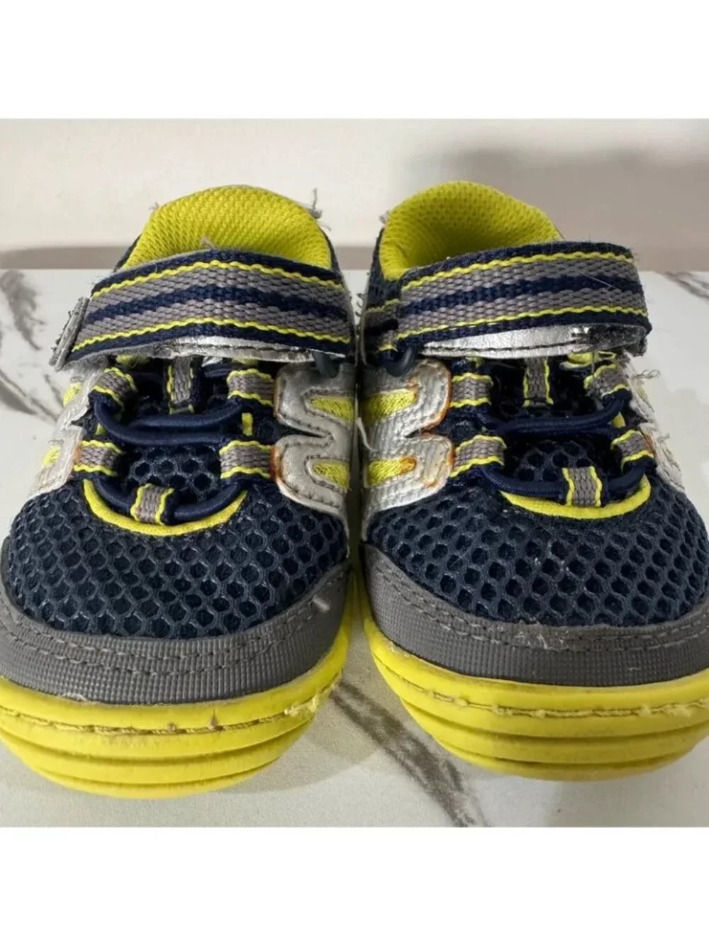 Stride Rite Surprize Navy Blue & Green Aston Sneakers 4